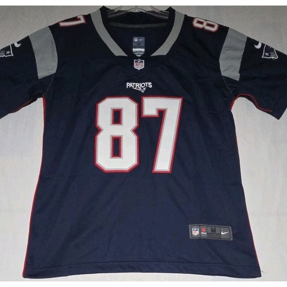 New England Patriots #87 Rob Gronkowski Nike On Field Jersey Men's